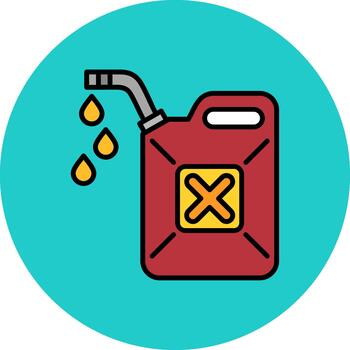 gas can Soft Pixel Texture vector