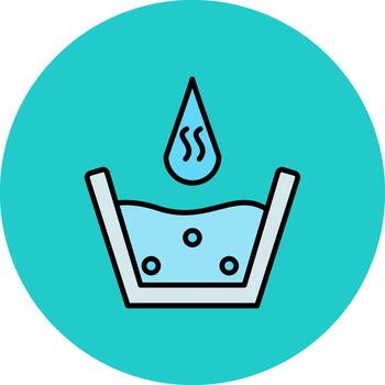 Hot Water Sharp Render Texture vector