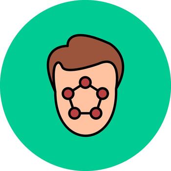 Face Scanner Digital Layer Unit vector