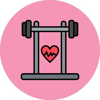 Barbell Clean Pattern Element vector