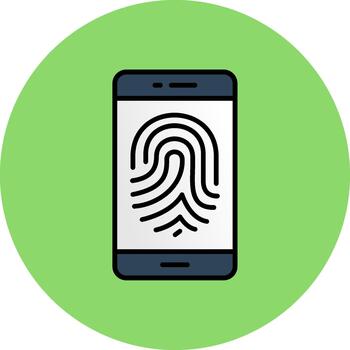 Mobile Password Advanced Shape Texture vector