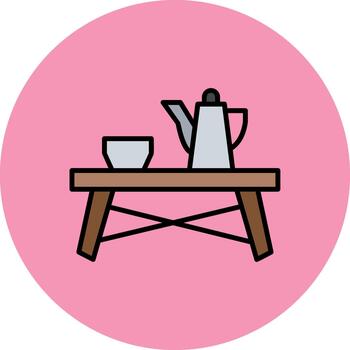 Coffee Table Clear Layer Form vector