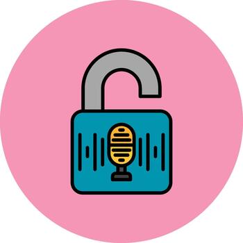 Voice Recognition Sharp Render Texture vector