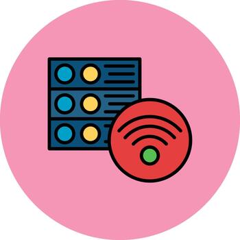 Wifi Connection Smooth Pixel Form vector