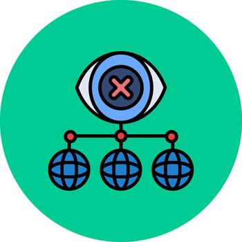 Virtual Private Network Soft Shadow Element vector