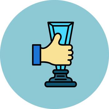 Trophy Cup Advanced Frame Element vector