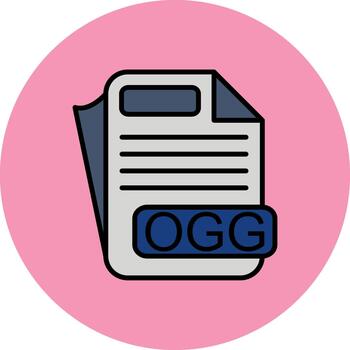 OGG Neon Display Fragment vector