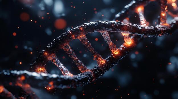 Scientists explore the structure of DNA in a modern laboratory setting photo