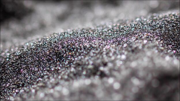 Shimmering particles create a mesmerizing effect in bright light photo