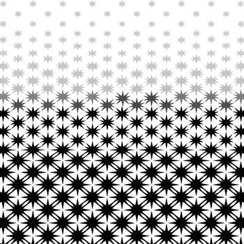 negro y blanco estrella modelo degradado antecedentes con agudo puntos vector