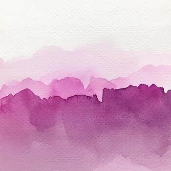 Gentle lavender watercolor gradient on textured paper in soft layers photo