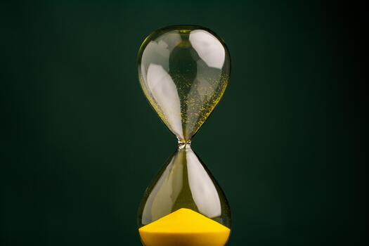 The Hourglass and Working with Limited Time The Laws of Time and Timing The Concept of Working with Time Most Effectively. photo