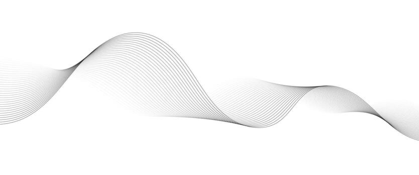 limpiar blanco resumen ola antecedentes con suave curvas y amable degradado sombreado. vector