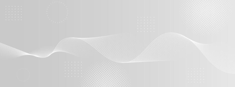 limpiar en capas resumen antecedentes en suave gris tonos, sencillo geométrico olas con suave degradado vector