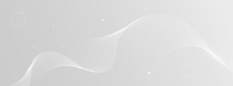 resumen blanco mínimo antecedentes con suave suave ola formas vector