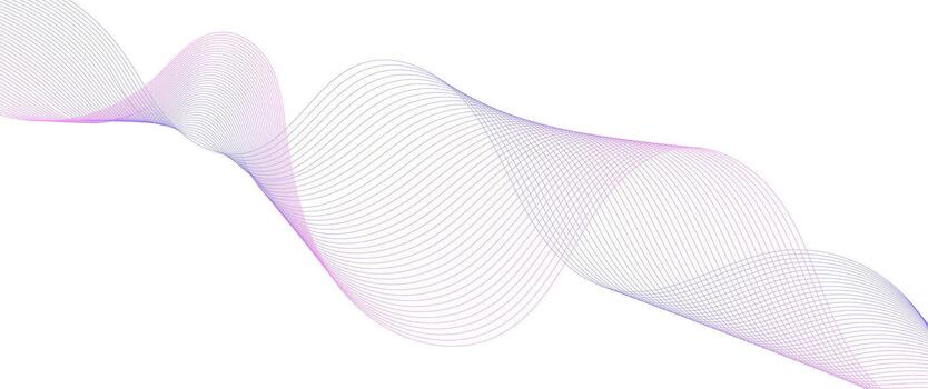 Soft pastel pink and purple abstract mesh wave background with light flowing gradient. vector