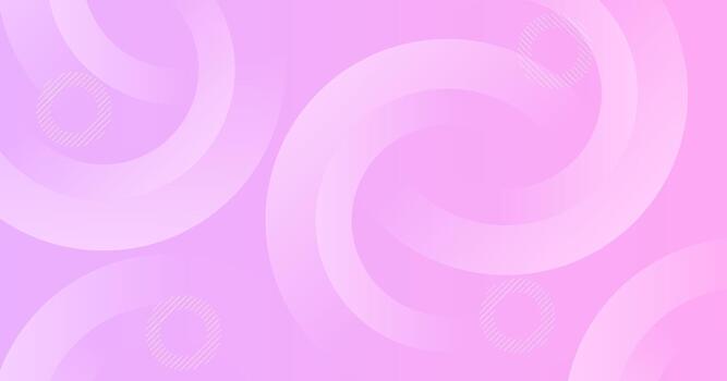 Pink abstract swirl background with smooth circular curves and soft gradient tones. vector