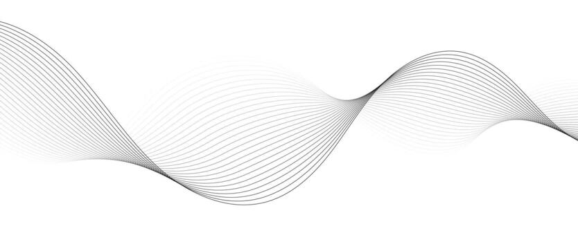 mínimo blanco resumen antecedentes presentando suave curva ola líneas y suave gradientes vector