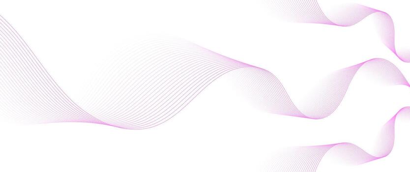 Soft pink abstract wave background with gentle flowing curves and smooth gradient tones. vector