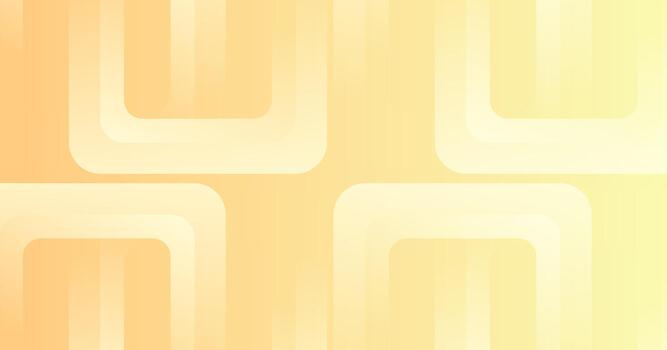 Abstract yellow background with geometric rounded shapes and soft gradient texture. vector