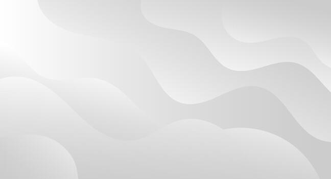 White abstract wave background with flowing smooth gradients. vector