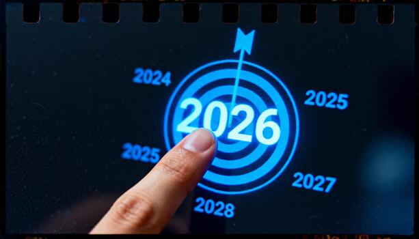 Corporate 2026 Target Digital Timeline Dashboard photo