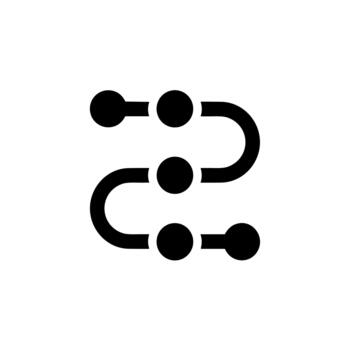 Simple Flat Timeline Process Diagram Step Navigation Progress Icon vector