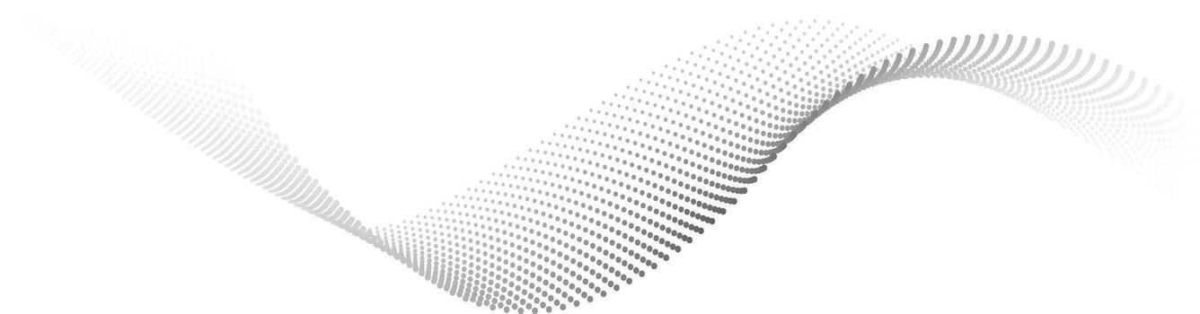 Abstract wave pattern forming digital information flow vector