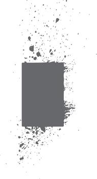 Abstract Ink Splatter Frame Design vector