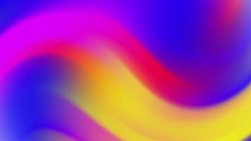 vibrerande abstrakt vågor av Färg blandning sömlöst, skapande en dynamisk visuell erfarenhet video