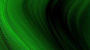 abstrakt grön Vinka mönster strömmande mjukt tvärs över en mörk bakgrund, skapande en lugn atmosfär video
