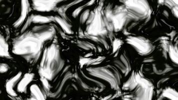 abstrakt svart och vit virvlande mönster skapande en dynamisk och vätska visuell textur video
