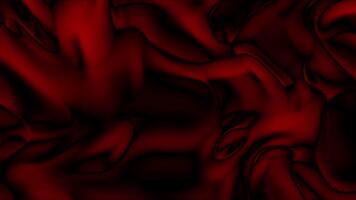 Abstract red and black fluid texture creating a dramatic background with smooth waves video