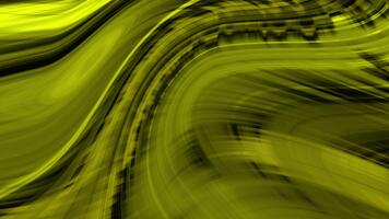 abstrakt strömmande gul vågor skapande en dynamisk visuell effekt med en känsla av rörelse video