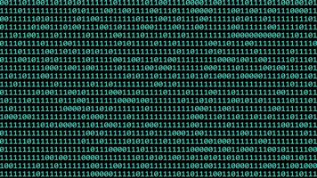 dinámica digital binario código cuadrícula animación sin problemas fluido con resumen tecnología conceptos video