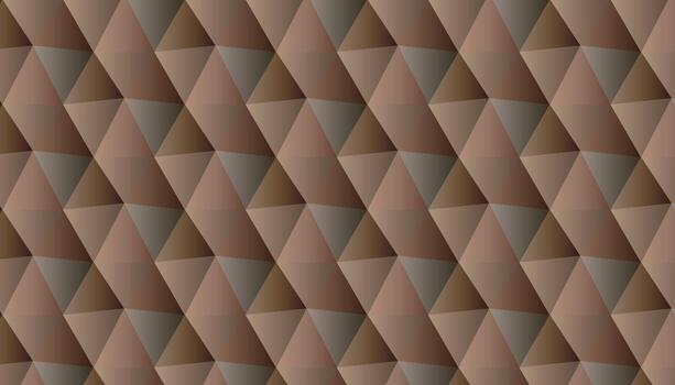 Geometric Triangular Pattern in Earth Tones vector
