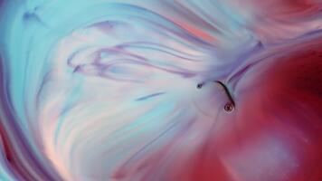 resumen vistoso tinta pintar untado explotar surrealista formas macro ver video