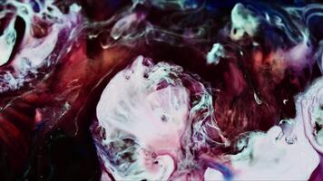 resumen vistoso tinta pintar untado explotar surrealista formas antecedentes textura video