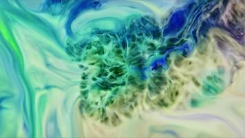 Abstract Colorful Ink Paint Spread Explode Surreal Shapes Pattern Texture video