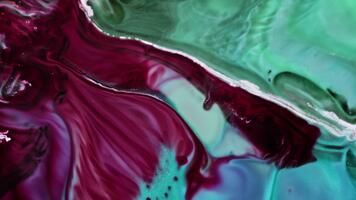 Abstract Colorful Ink Paint Spread Explode Surreal Shapes Pattern Background video