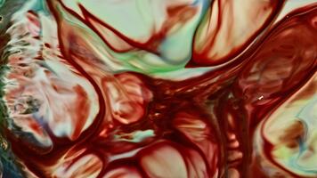 Abstract Colorful Ink Paint Spread Explode Surreal Shapes Pattern video