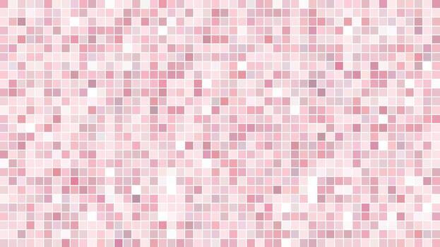 Delicate soft pink and mauve square tile mosaic grid abstract background vector