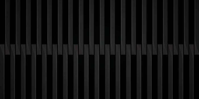 Dark black vertical bars texture abstract geometric shadow background pattern vector