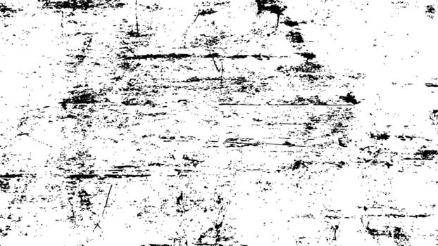Abstract black and white grunge texture background with distressed overlay effectBackground vector