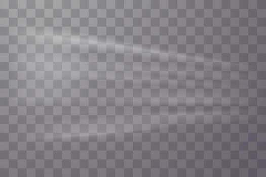 Subtle transparent shrink wrap texture with light folds and glossy plastic film effect for clean design vector