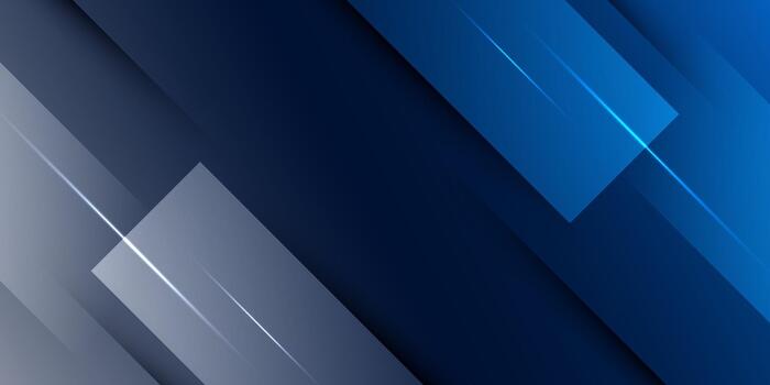 Abstract gradient gray and blue banner background. Simple and elegant banner background futuristic design. Overlap style element concept. vector