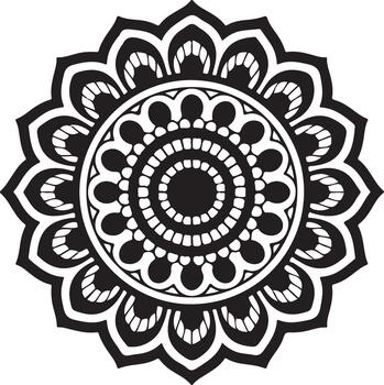 mandala design a detailed and decorative circular pattern editable vector
