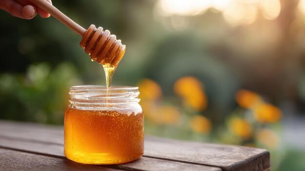 Honey is a natural remedy for many health problems photo