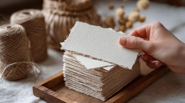 un persona participación un pedazo de papel en parte superior de un apilar de blanco papel foto