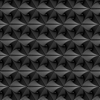 resumen op Arte triángulo sin costura modelo vector